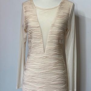 the Clothing Company plunging v neck minidress